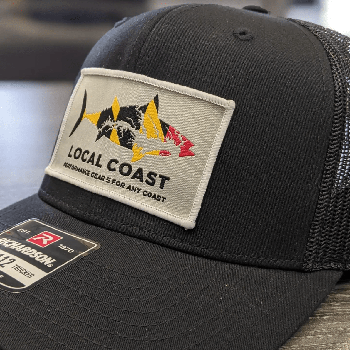 embroidered hat from charm city screen print